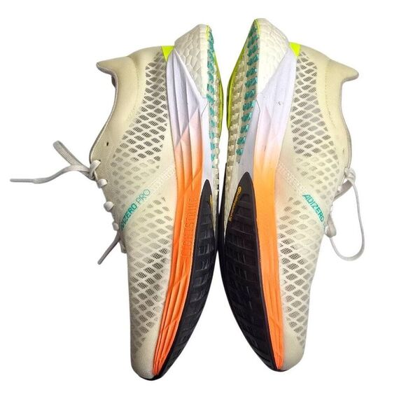 Adidas Adizero Pro White Screaming Orange Solar Yellow Lightstrike Running Sneak - Picture 4 of 13